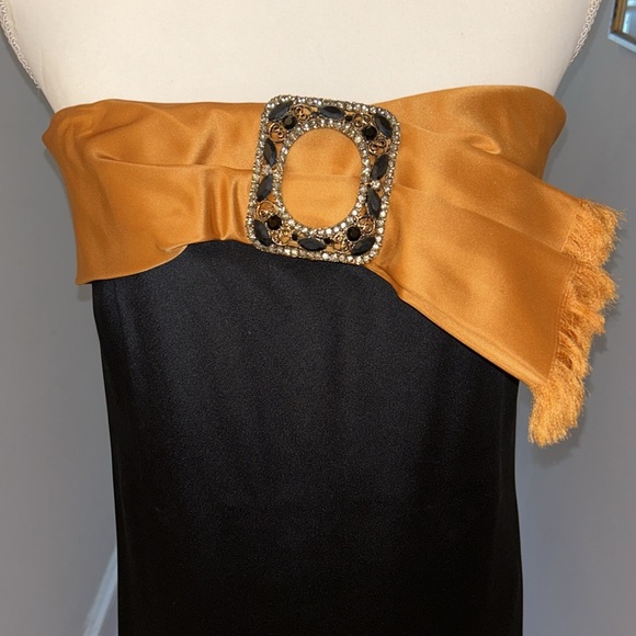 RARE VINTAGE BOB MACKIE Sz 2-4 gorgeous simple cocktail dress - Picture 6 of 13